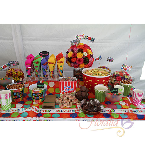 Mesa dulces fiesta cumpleaños